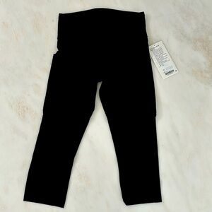 Lululemon Fast and Free High-rise 19” crop, size 6 black, New with tags